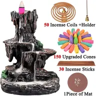 Wholesale Ceramic Waterfall Backflow Incense Burner — product view 3 thumbnail