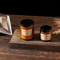 Wholesale Glass Candle Jar With Lid — product view 1 thumbnail