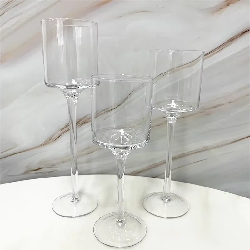 Wholesale Glass Hurricane Candle Holder — product view 1