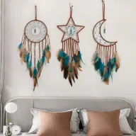 Wholesale Large Macrame Dream Catcher — product view 1 thumbnail