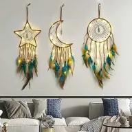 Wholesale Large Macrame Dream Catcher — product view 2 thumbnail