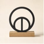 Wholesale Metal & Wood Tabletop Sculptures — main product view thumbnail