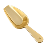 HS-SPSET-12 individual brass-tone shovel-style tea scoop thumbnail