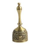 European Ornamental Handbell — Antique gold-tone thumbnail