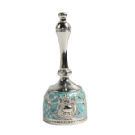 European Ornamental Handbell — Blue and silver-tone thumbnail