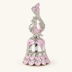 Peacock-Finial Handbell — Pink-accent reference thumbnail