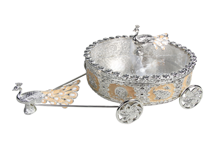 Wholesale Round Peacock Carriage Dry Fruit Box