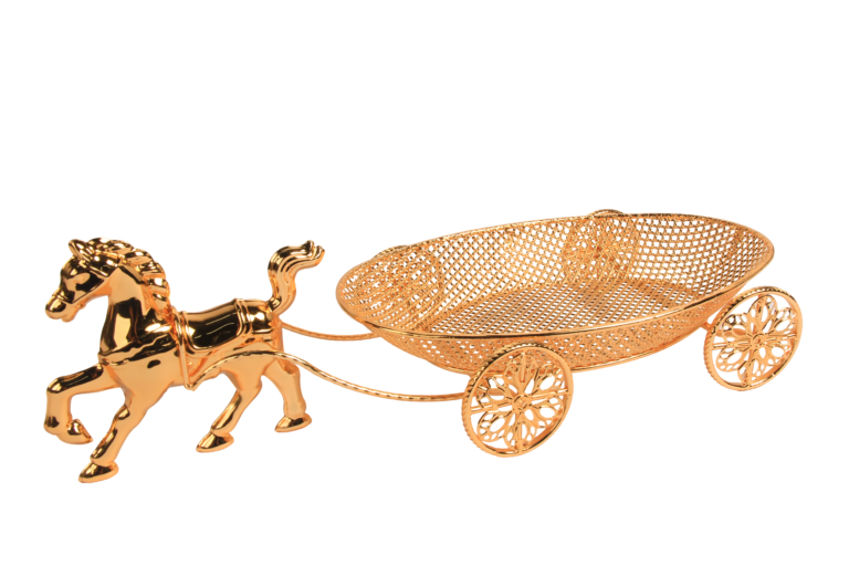 Wholesale Openwork Horse Carriage Dry Fruit Tray