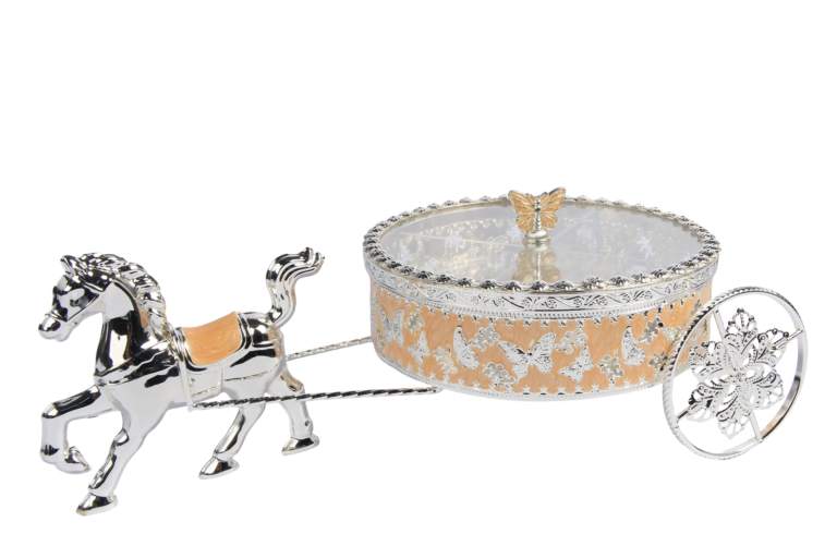 Wholesale Butterfly Horse Carriage Dry Fruit Box
