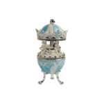 HS-SSH056 jewellery box — Turquoise-and-silver finish thumbnail