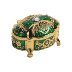 HS-SSH065 jewellery box — Green-and-gold finish thumbnail