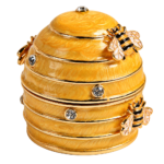 HS-SSH066 gold-tone bee-motif jewellery box thumbnail