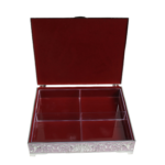 HS-SSH098 jewellery box opened to show its divided interior thumbnail