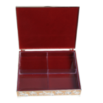 HS-SSH099 jewellery box opened to show its divided interior thumbnail