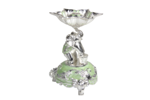 Elephant Pedestal Incense Holder — Light green colour thumbnail