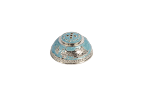 Peacock Dome Incense Holder — Turquoise blue colour thumbnail