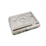 Floral Medallion Quran Box — Silver-tone design reference thumbnail