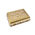 Floral Medallion Quran Box — Gold and light-tone design reference thumbnail