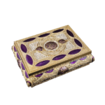 Oval-Motif Quran Box — Purple accent design reference thumbnail