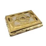 Oval-Motif Quran Box — Gold-tone alternate view design reference thumbnail