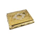 Scrollwork Medallion Quran Box — Gold-tone alternate view design reference thumbnail
