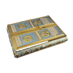 Panelled Quran Box — Blue and gold-tone design reference thumbnail