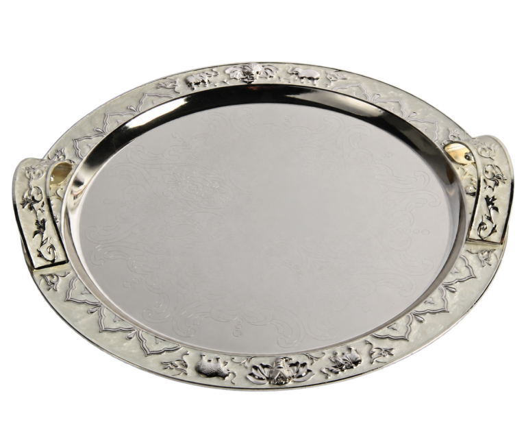 Wholesale Elephant Round Tray with Handles