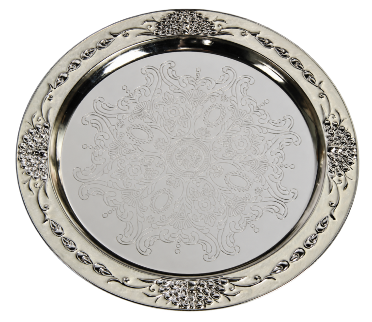 Wholesale Peacock Round Tray