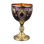 HS-BZ032-L Purple and gold cup thumbnail