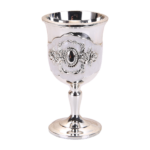HS-BZ3566 White and silver-tone cup thumbnail