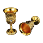 HS-BZ4173 Gold-tone cups and interior view thumbnail