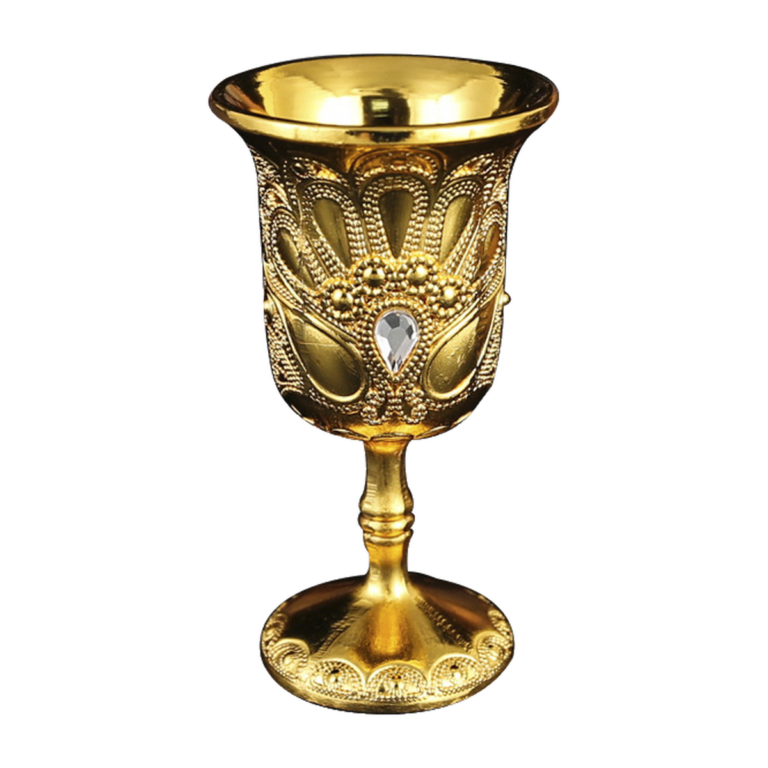 Wholesale Peacock-Motif Stemmed Cups