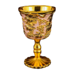 HS-BZ4407 Pink and gold cup thumbnail