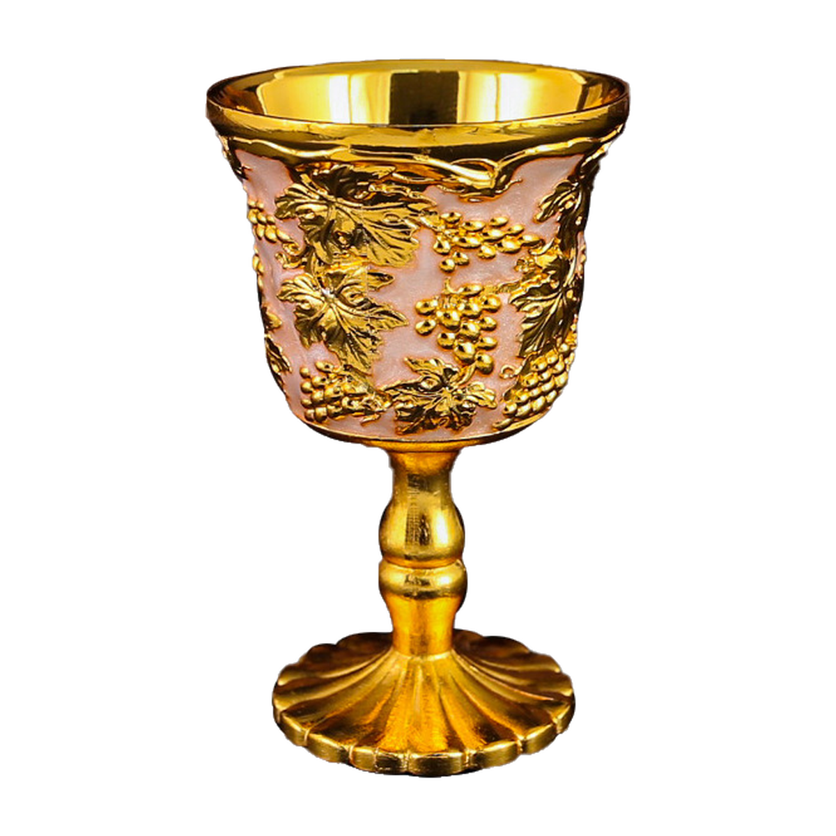 HS-BZ4407 Pink and gold cup