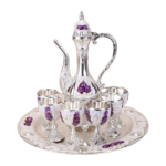 HS-zemzem-02 Purple floral silver-tone set thumbnail