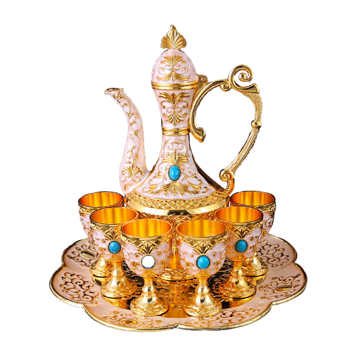 HS-zemzem-06 Pink and gold set