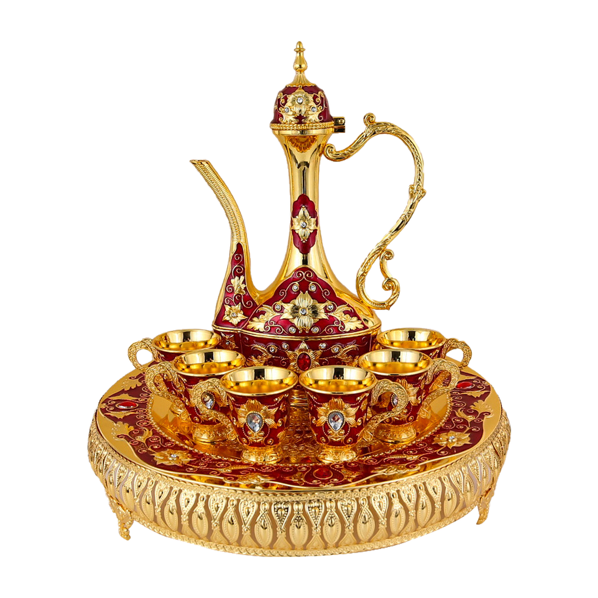HS-zemzem-07 Complete red and gold set