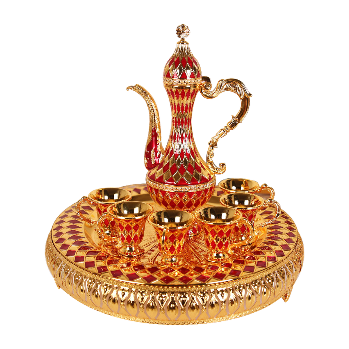 HS-zemzem-08 Red and gold set