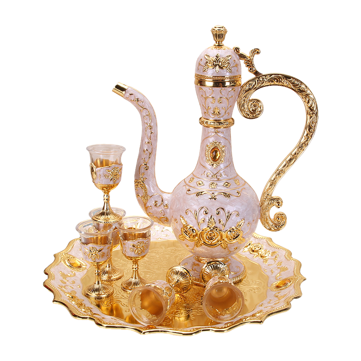 HS-zemzem-09 Pale pink and gold set