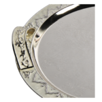 Elephant Round Tray with Handles (GY23-TY-EL-12H) — side motif detail cropped from the same customer photograph thumbnail