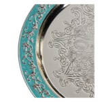 European-style Round Tray (GY23-TY-EU-12) — side motif detail cropped from the same customer photograph thumbnail