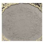 Rose Round Tray (GY23-TY-Rose-12) — centre pattern detail cropped from the same customer photograph thumbnail