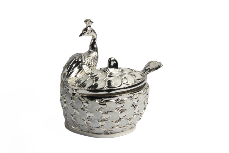 Wholesale Peacock Sugar Pot with Spoon