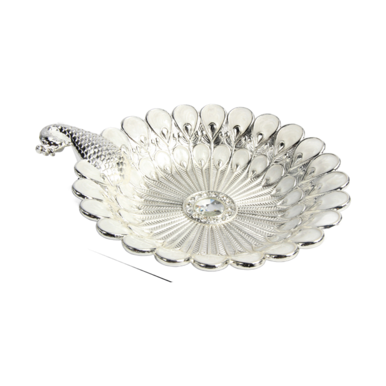 HS-GP167 Peacock-Feather Fruit Plate