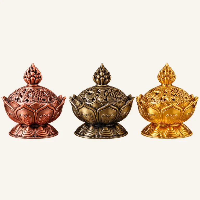 Wholesale Lotus Lidded Incense Burner Family