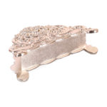 Jewelled Floral Napkin Holder — Underside and base detail thumbnail