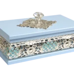 HS-MH011 European Rectangular Wooden Dry Fruit Boxes — Blue finish thumbnail