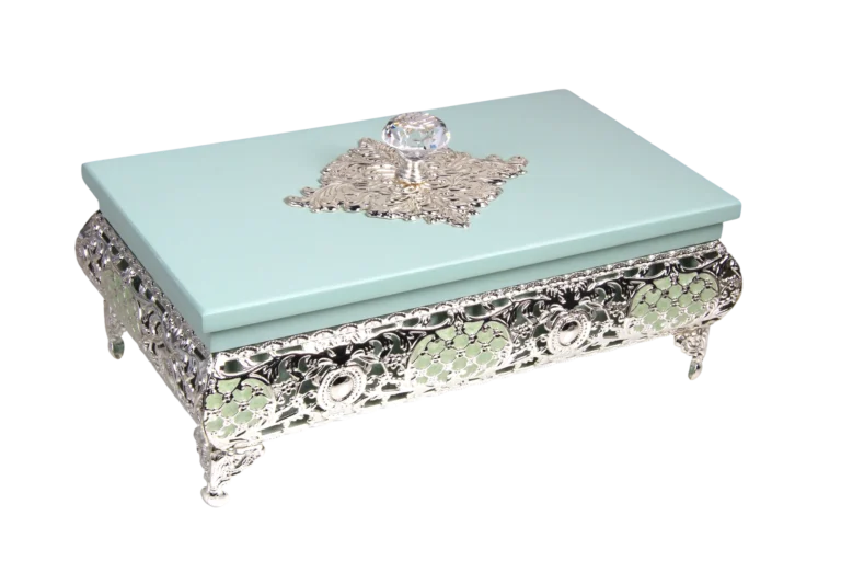 European Footed Wooden Tissue Boxes — MH016 exterior reference