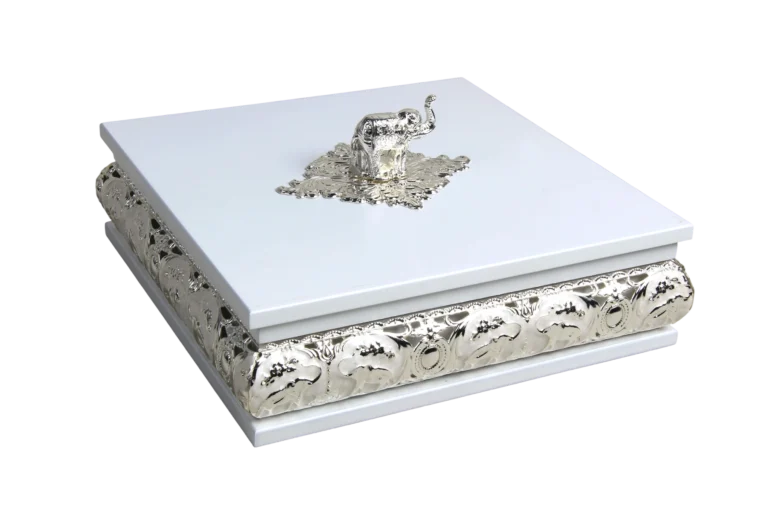 Elephant Square Wooden Tissue Boxes — MH023 exterior reference