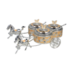 TZ069 Three-pot butterfly double-horse carriage, peach finish thumbnail